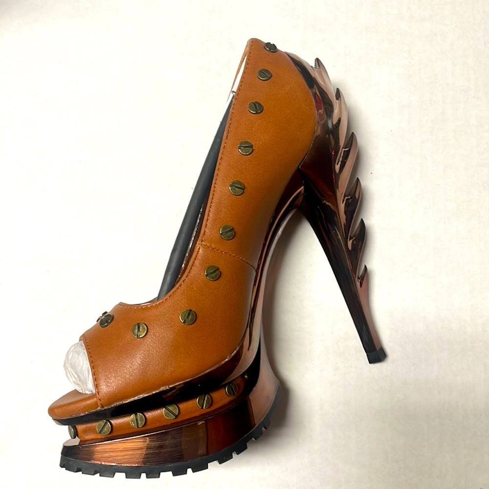 The highest heel collection, size 5, flame-41, 5” heel, 1.5” platform.
